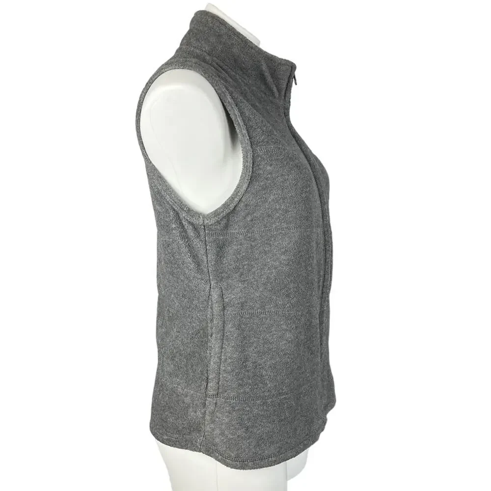 IZOD Club International Tour grey fleece vest size Medium